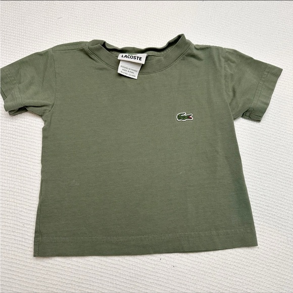 Lacoste Little Boy’s Logo Short Sleeve Tee 2 - Picture 1 of 5